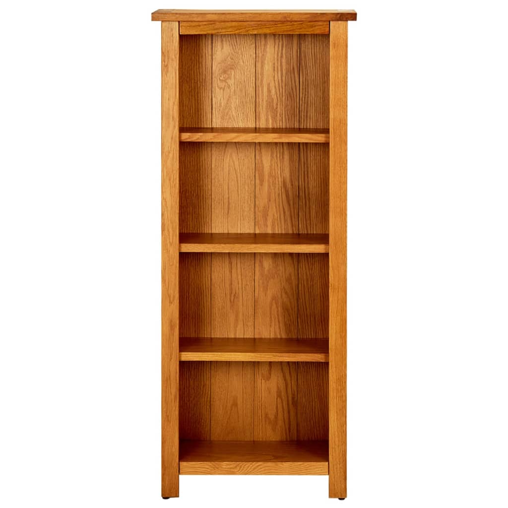 Libreria A 6 Ripiani In Legno Massello Di Rovere
