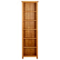 Libreria A 6 Ripiani In Legno Massello Di Rovere
