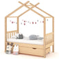 Giroletto Per Bambini Con Cassetto Legno Pino