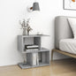 Comodini 2Pz Grigio Cemento 50X30X51,5 Cm In Legno Multistrato Bianco