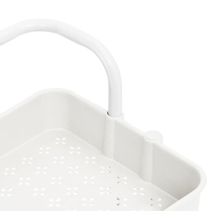 Carrello Da Cucina 3 Ripiani 42X35X85 Cm Ferro E Abs