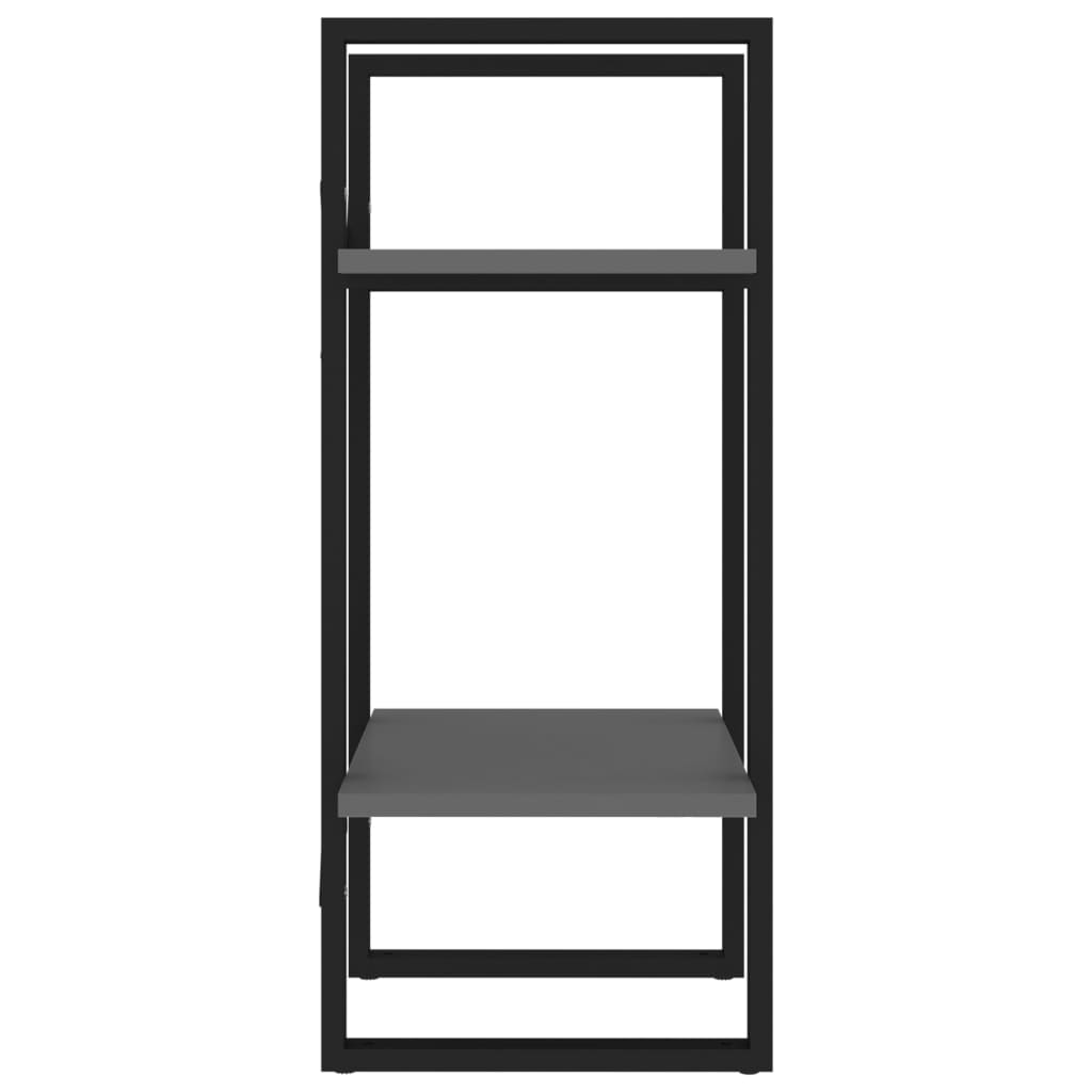 Libreria A 2 Ripiani Grigia 40X30X In Grigio