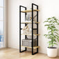 Libreria A 4 Ripiani 60X30X In Legno Massello Di Pino Naturale