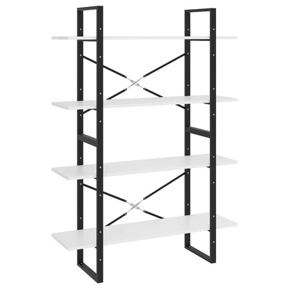 Libreria A 4 Ripiani Bianca 100X30X In Bianco