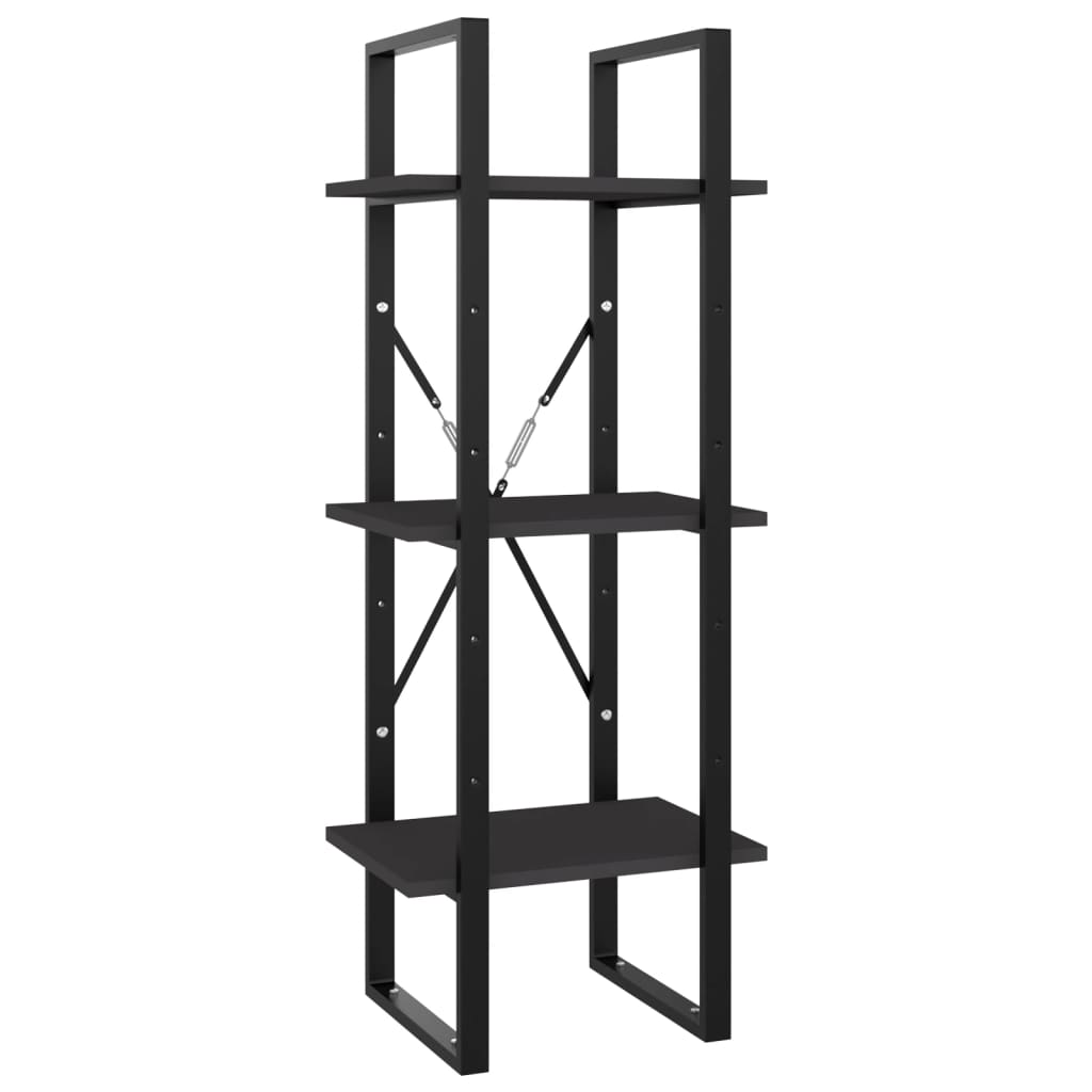 Libreria A 3 Ripiani Grigia 40X30X In Grigio