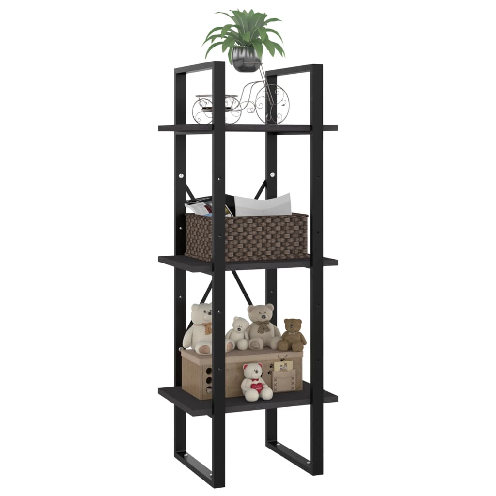 Libreria A 3 Ripiani Grigia 40X30X In Grigio
