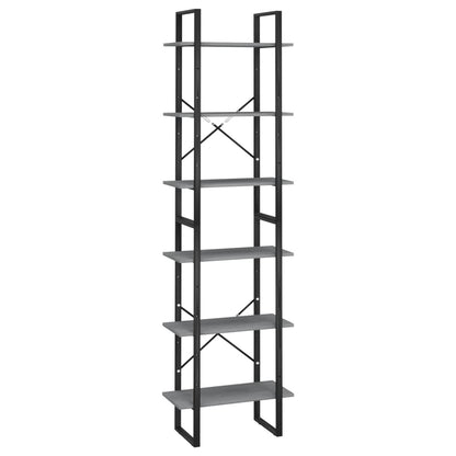 Scaffale 60X30X In Legno Massello Di Pino Grigio