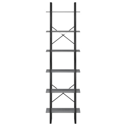 Scaffale 60X30X In Legno Massello Di Pino Grigio