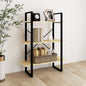 Libreria A 3 Ripiani 80X30X In Legno Massello Di Pino Naturale
