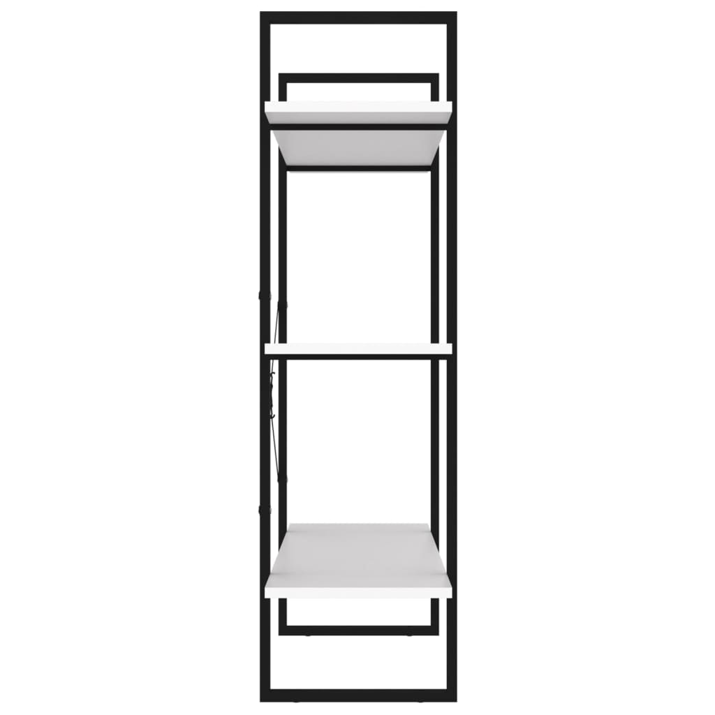 Libreria Bianca 100X30X In Bianco