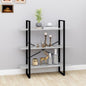 Libreria 100X30X In Grigio Cemento