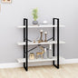 Libreria Bianca 100X30X In Bianco
