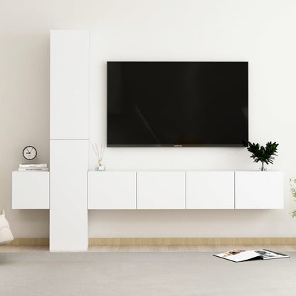Mobili Tv A Parete 3 Pz In Legno Multistrato