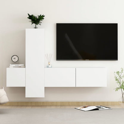 Mobili Tv A Parete 3 Pz In Legno Multistrato