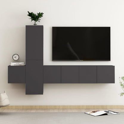 Mobili Tv A Parete 3 Pz In Legno Multistrato