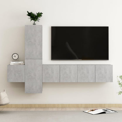 Mobili Tv A Parete 3 Pz In Legno Multistrato