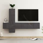 Mobili Tv A Parete 3 Pz In Legno Multistrato