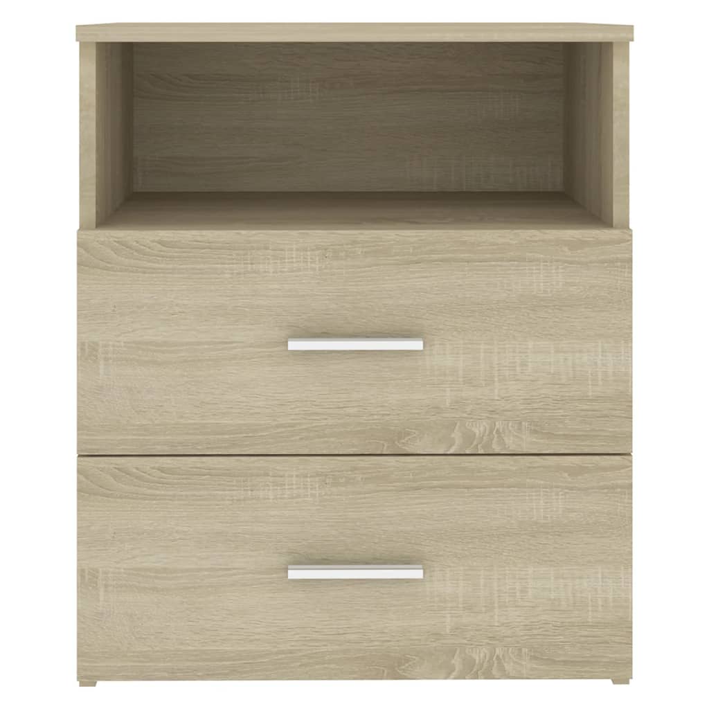 Comodini 2Pz Rovere Sonoma 50X32X60 Cm