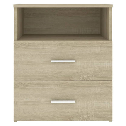 Comodini 2Pz Rovere Sonoma 50X32X60 Cm