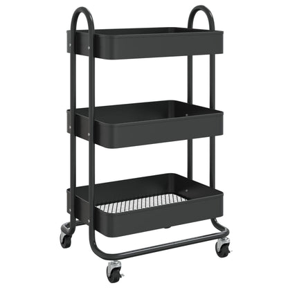 Carrello A 3 Livelli 43X34X79 Cm In Acciaio