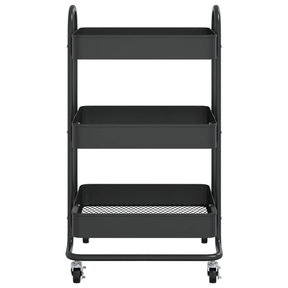 Carrello A 3 Livelli 43X34X79 Cm In Acciaio