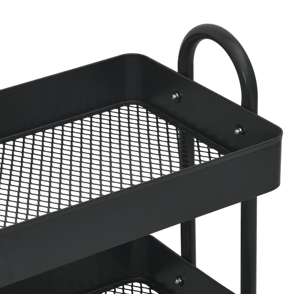 Carrello A 3 Livelli 43X34X79 Cm In Acciaio