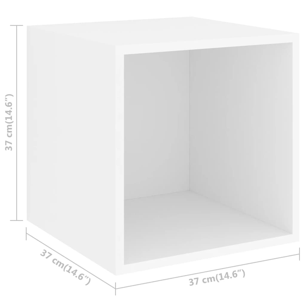 Set Mobili Porta Tv 4 Pz In Legno Multistrato