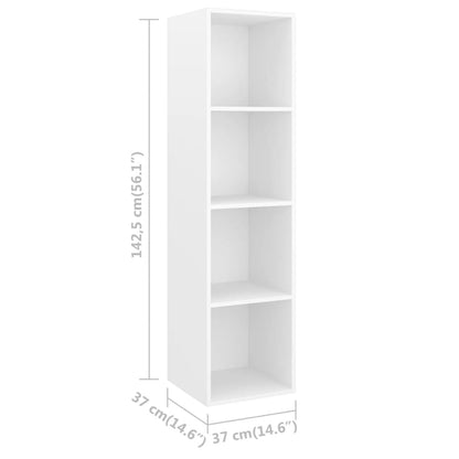 Set Mobili Porta Tv 4 Pz In Legno Multistrato