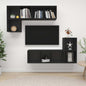 Set Mobili Porta Tv 4 Pz In Legno Multistrato