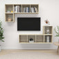 Set Mobili Porta Tv 4 Pz In Legno Multistrato