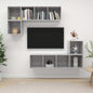 Set Mobili Porta Tv 4 Pz In Legno Multistrato