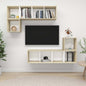 Set Mobili Porta Tv 4 Pz In Legno Multistrato