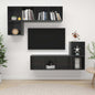 Set Mobili Porta Tv 4 Pz In Legno Multistrato