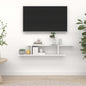Scaffale Tv Parete 125X18X23 Cm Legno Multistrato