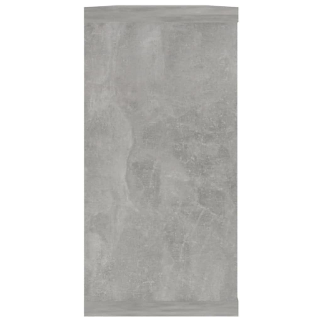 Mensole Parete Cubo 4Pz Multistrato Grigio Cemento