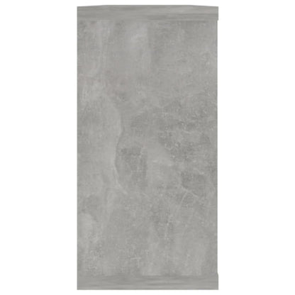 Mensole Parete Cubo 4Pz Multistrato Grigio Cemento