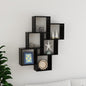 Mensola A Muro A Cubo Artigianale 78X15X93 Cm Legno Multistrato