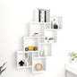 Mensola A Muro A Cubo Antico 90X15X119,5 Cm Legno Multistrato