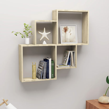 Mensola Da Parete Legno Vecchio 80X15X78,5 Cm Legno Multistrato