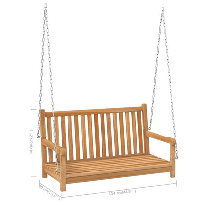 Dondolo Da Giardino In Legno Massello Di Teak