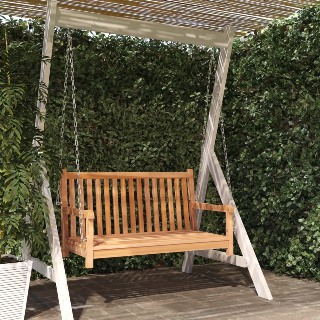 Dondolo Da Giardino In Legno Massello Di Teak