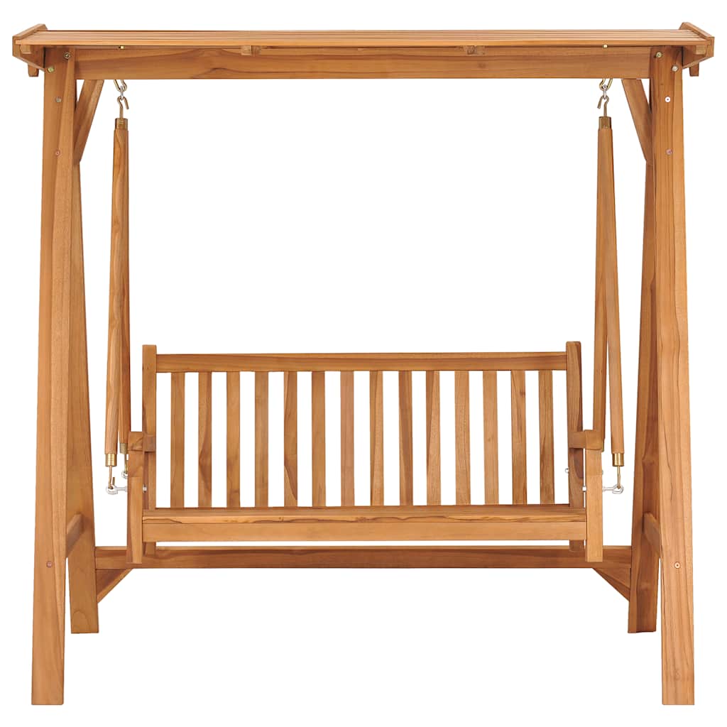 Dondolo Da Giardino 174 Cm In Legno Massello Di Teak