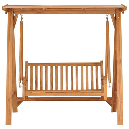 Dondolo Da Giardino 174 Cm In Legno Massello Di Teak