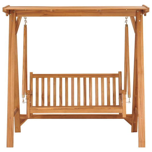 Dondolo Da Giardino 174 Cm In Legno Massello Di Teak