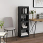 Libreria Grigia 40X30X71,5 Cm In Legno Massello Di Pino Grigio