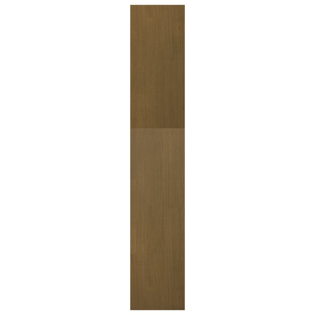 Libreria/Divisorio Ambra 40X30X167,5 Cm In Massello Di Pino Marrone Ambrato
