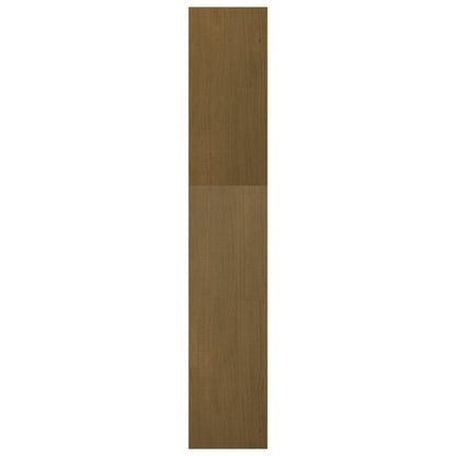 Libreria/Divisorio Ambra 40X30X167,5 Cm In Massello Di Pino Marrone Ambrato