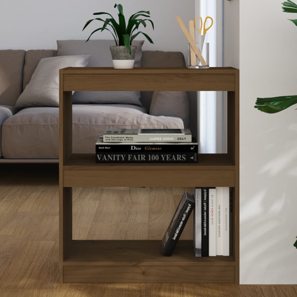 Libreria/Divisorio Ambra 60X30X103,5 Cm Legno Massello Di Pino