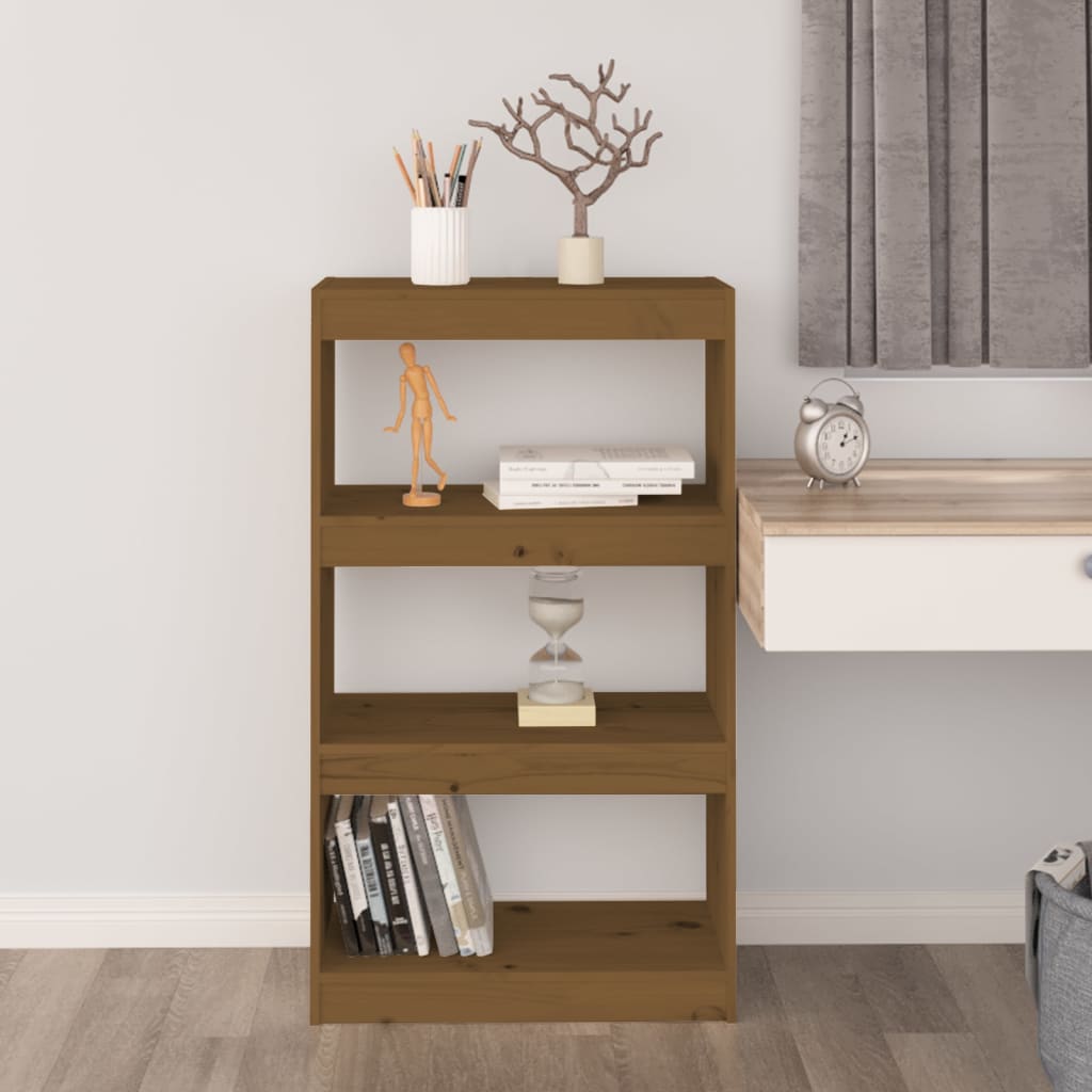Libreria/Divisorio Ambra 60X30X103,5 Cm Legno Massello Di Pino