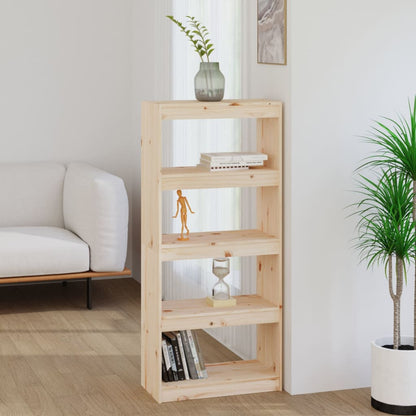 Libreria/Divisorio Ambra 60X30X103,5 Cm Legno Massello Di Pino